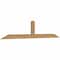 Ekena Millwork Portland Smooth Timber Gable Bracket, Western Red Cedar, 72"W x 15"H x 1 1/2"D x 3 1/2"F, 5/12 Pitch GBW072X15X0204POR00SWR - alternate 2